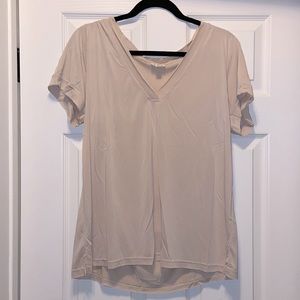 POL Blouse Top Shirt Raw Edge